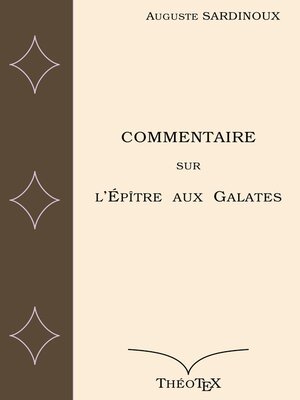 cover image of Commentaire sur l'Épître aux Galates